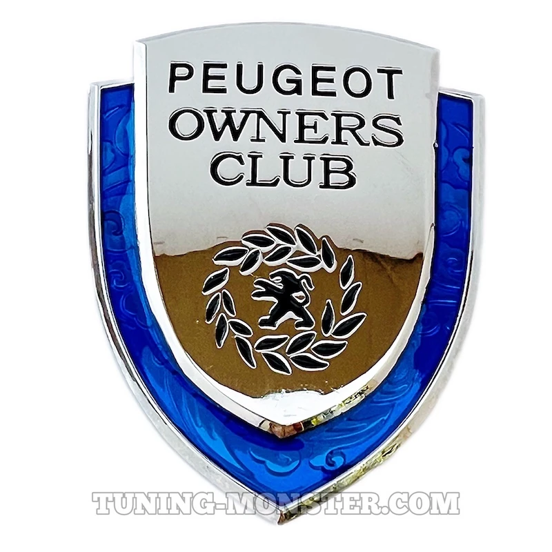 آرم فلزی پژو OWNERS CLUB ( پس کرایه )