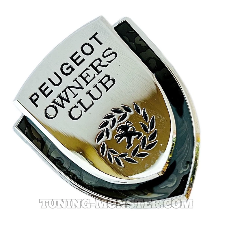 آرم فلزی پژو OWNERS CLUB ( پس کرایه )