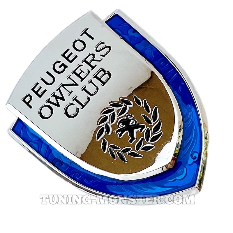آرم فلزی پژو OWNERS CLUB ( پس کرایه )