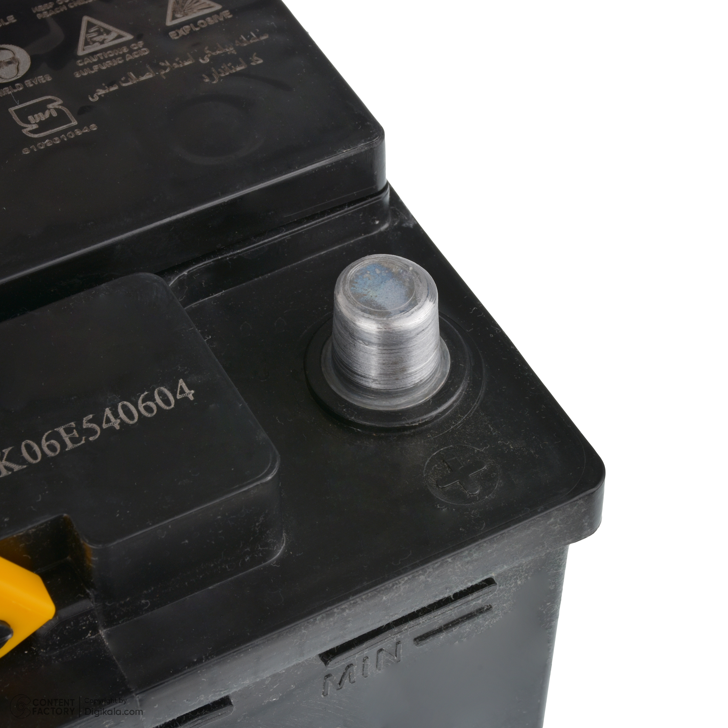 باتری اتمی 12 ولت 70 آمپر خودرو آذر باتری مدل GC290