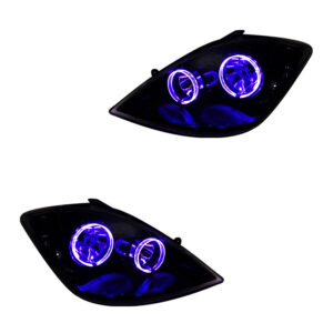 چراغ جلو خودرو گروه پژوهش صنعت مدرن مدل 3D-Ring-B-Purp مناسب برای تیبا بسته دو عددی